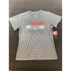 BSN Sports Women's‎ Grey Volleyball Performance T-Shirt Medium
